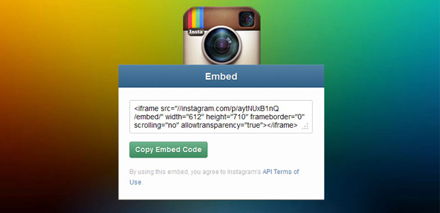 Come embeddare foto e video di Instagram