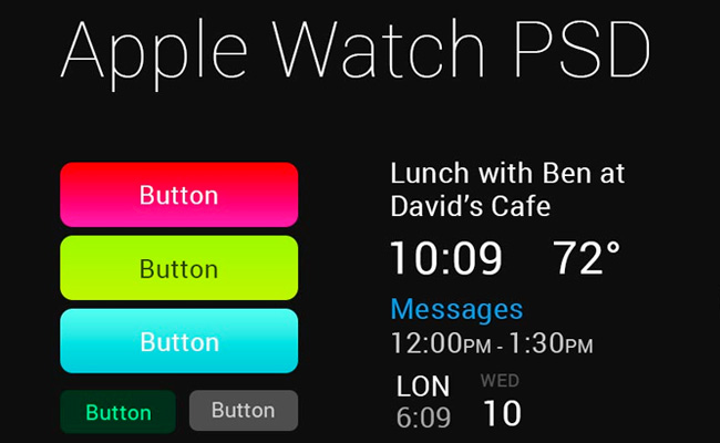 Interfaccia grafica Apple Watch