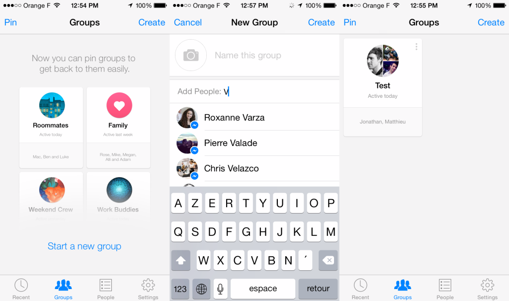 Creare gruppi su Facebook Messenger