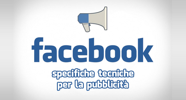 Specifiche tecniche advertising Facebook