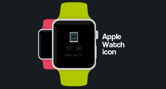 Apple Watch icona PSD