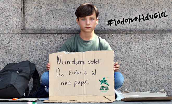Io dono Fiducia esperimento sociale Albero della Vita