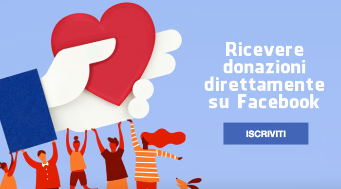 Come ricevere donazioni direttamente su Facebook