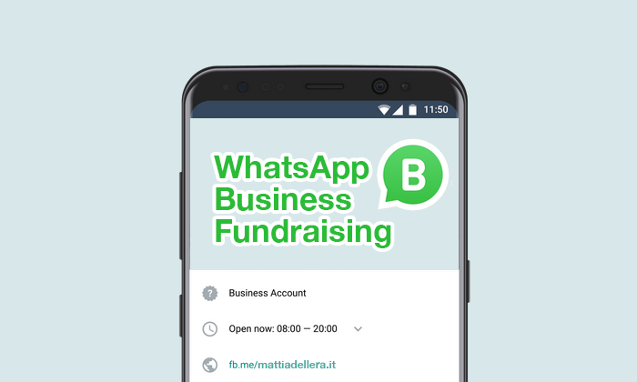 WhatsApp Business per le ONP e il Fundraising