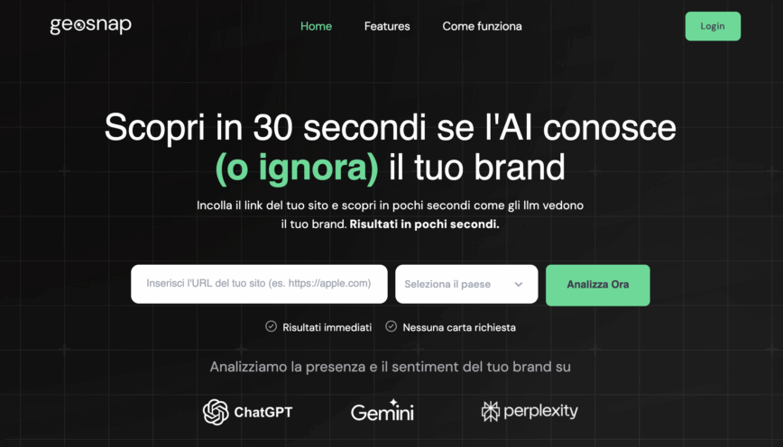 Ho testato Geosnap.ai: dalla SEO alla GEO e ritorno